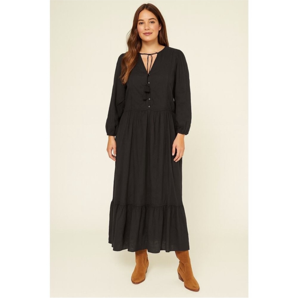 Old Navy Black Long Sleeve Dress